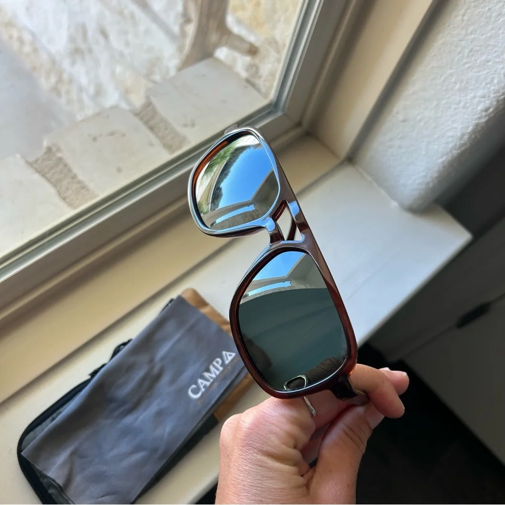 Unisex CAMP Glacier Clay/Walnut Polarized Sunglasses